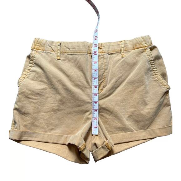 Old Navy Hi Waisted OGC Sunflower Gold Chino Shorts 3.5" inseam SZ Medium - GUC - Picture 8 of 9